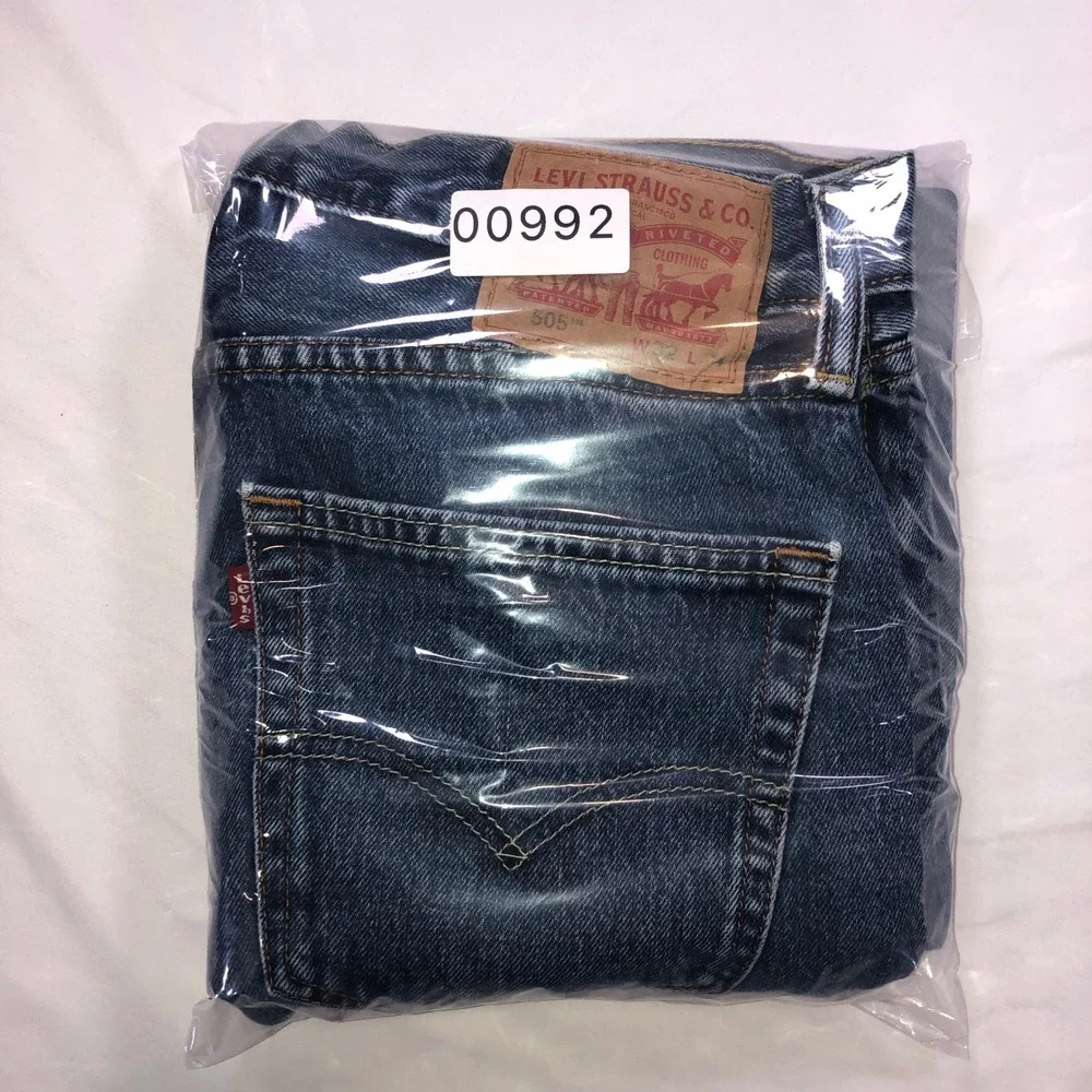 Levis 501 Original Fit Jeans Mens 31x31 Medium Wash Blue Straight Leg Denim